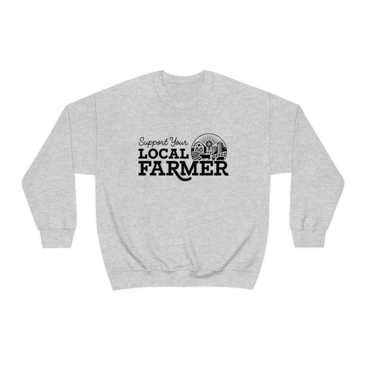 Support Your Local Farmer Crewneck