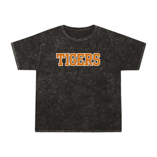 Wrightstown Tigers Mineral Wash Bold Unisex Tee