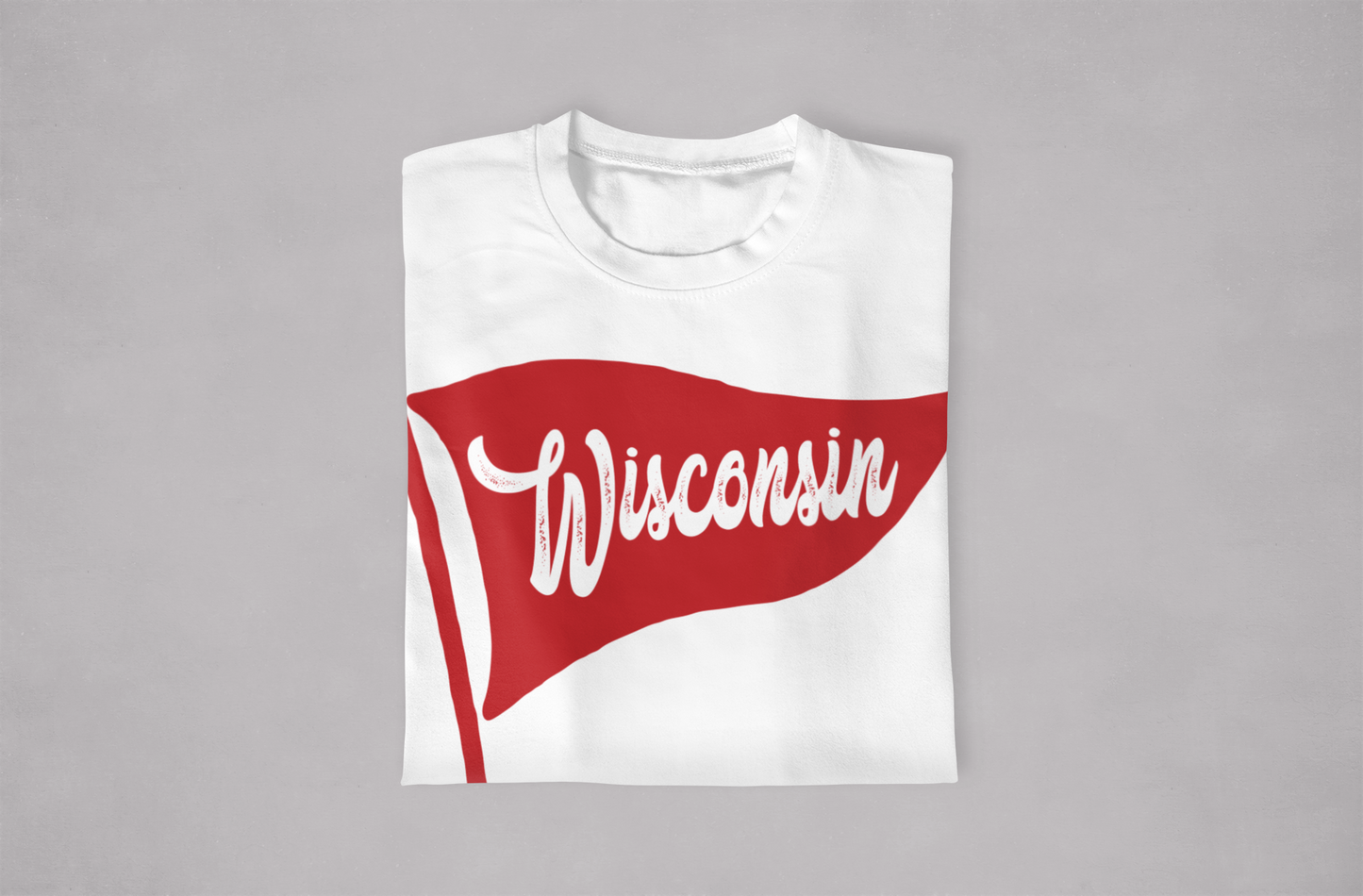 Wave That Flag Wisconsin Short Sleeve Tee