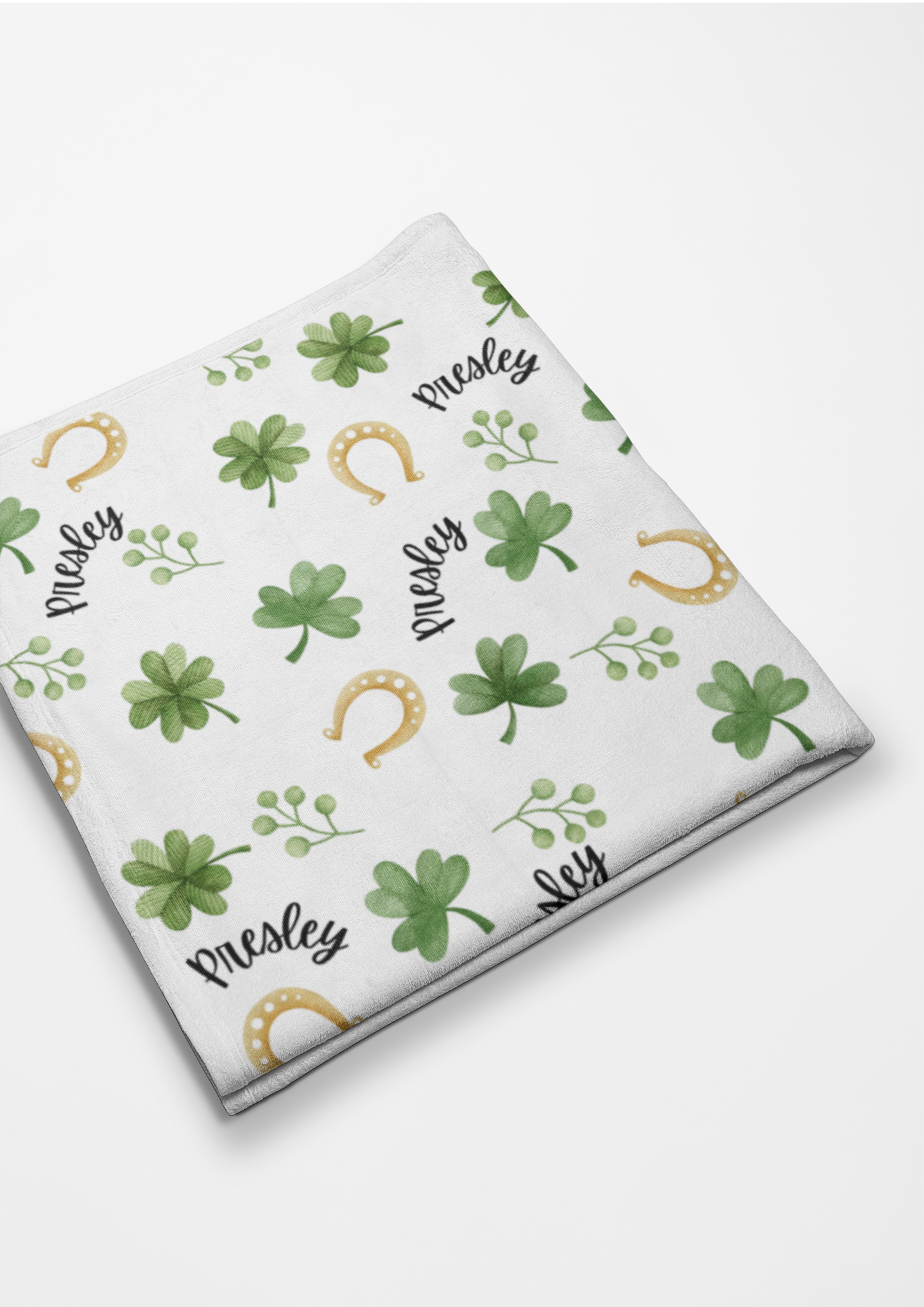 Lucky You Personalized Blanket