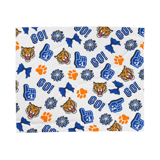 Wrightstown #1 Fan Velveteen Blanket