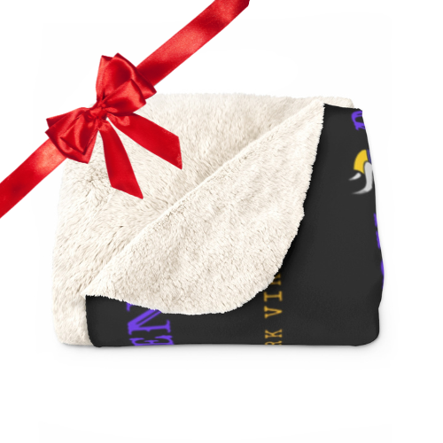 Denmark Black Sherpa Blanket