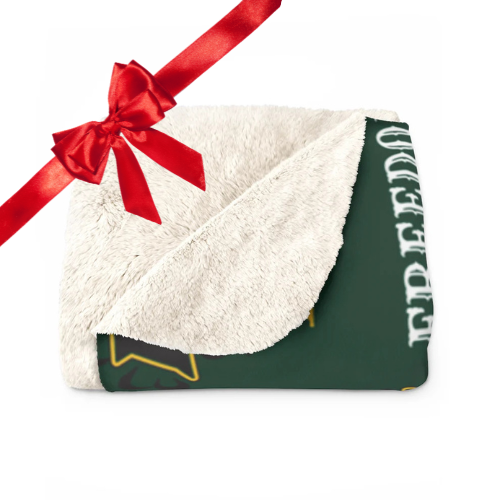 Freedom Irish Sherpa Blanket