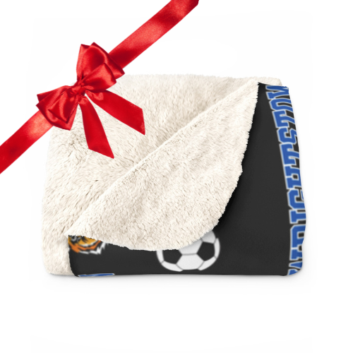Wrightstown Soccer Sherpa Blanket