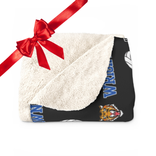 Wrightstown Volleyball Sherpa Blanket