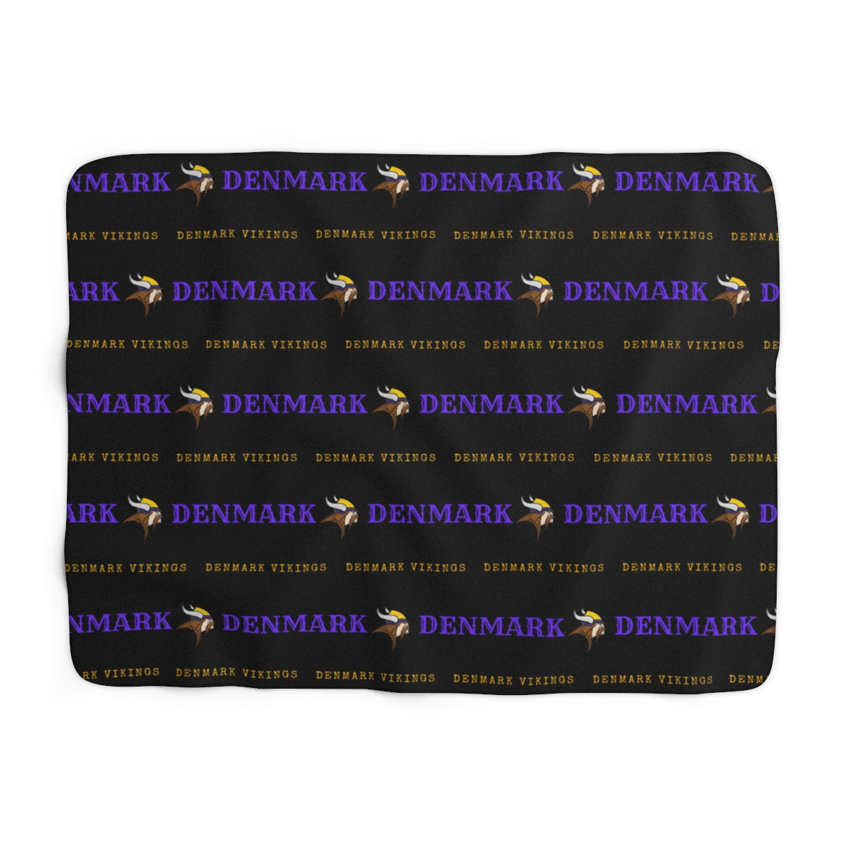 Denmark Black Sherpa Blanket